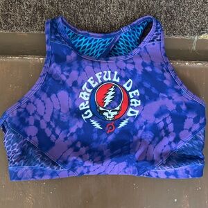 Peloton Grateful Dead Purple Tie-Dye Sports Bra - Women’s Medium